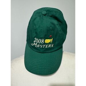 Masters vintage Official Golf hat 2008 in green